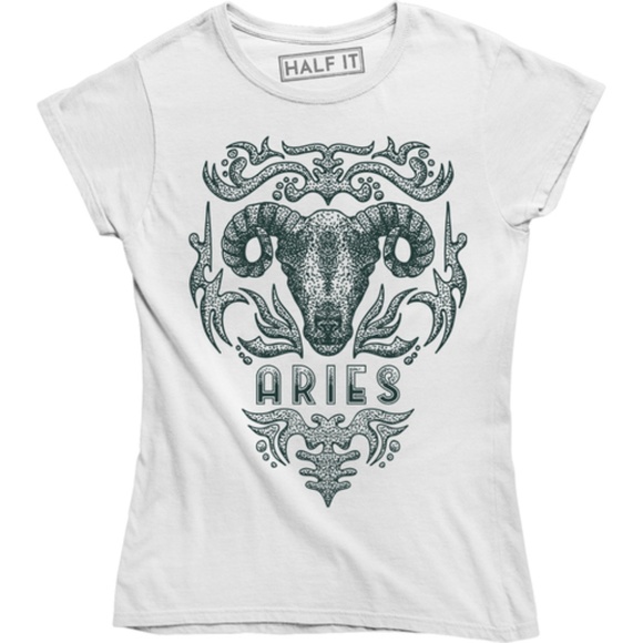 Aries Zodiac Sign Horoscope March Birthday T-shirt - Picture 1 of 3